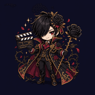 黒薔薇プロデューサーキャラクター